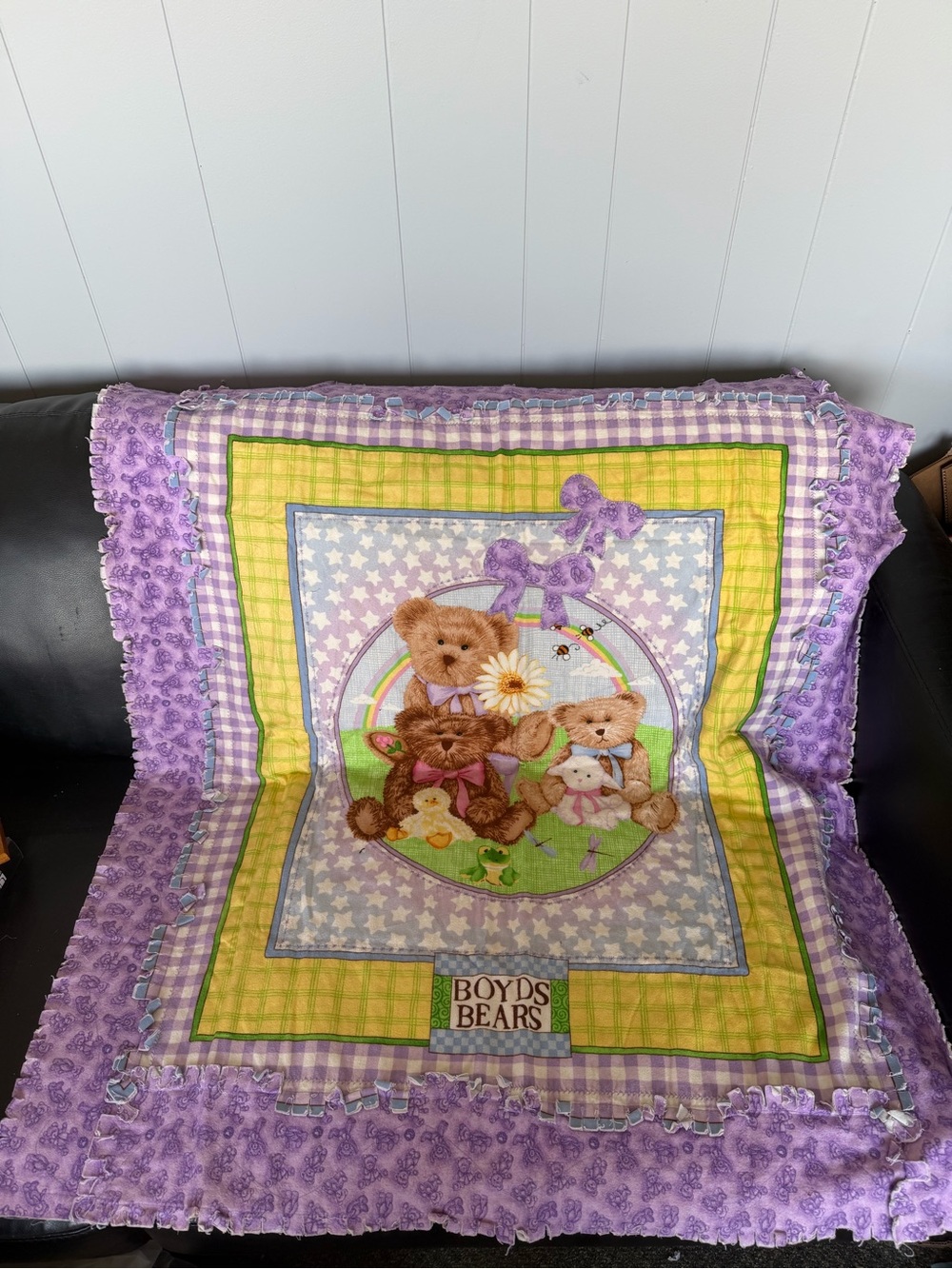 Handmade Flannel Baby Blanket